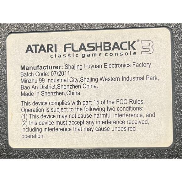 Atari Flashback 3 Console W/1 Controller No Box- Tested & Works - Picture 5 of 5